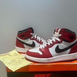 Lost and Found- Nike Air Jordan1 Retro High OG GS Red/Black